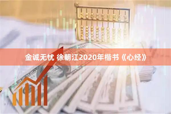 金诚无忧 徐朝江2020年楷书《心经》